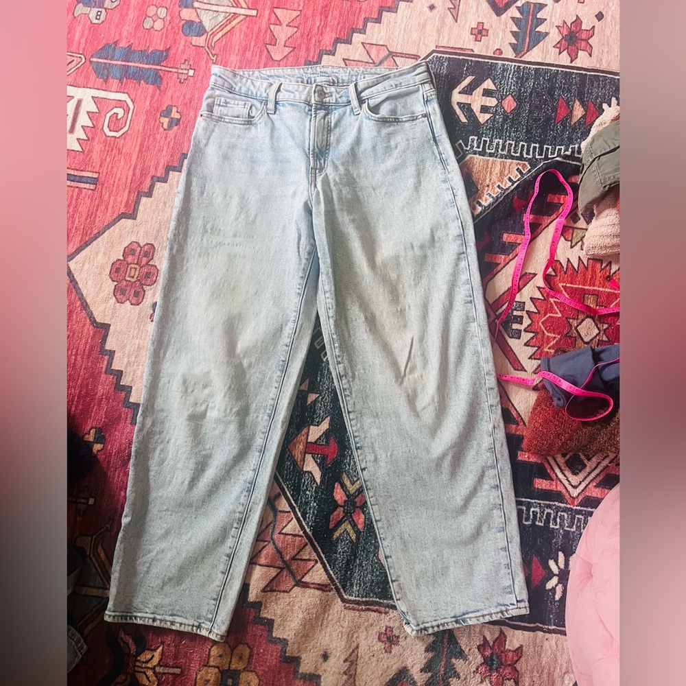 Old Navy Light Blue Wide Leg Jeans size 10